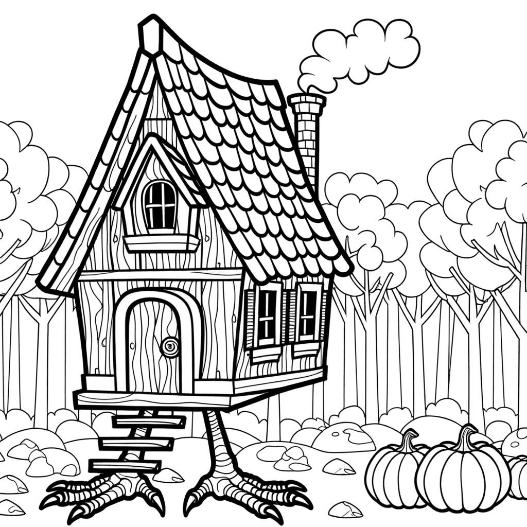 Magical Witch House on Chicken Legs