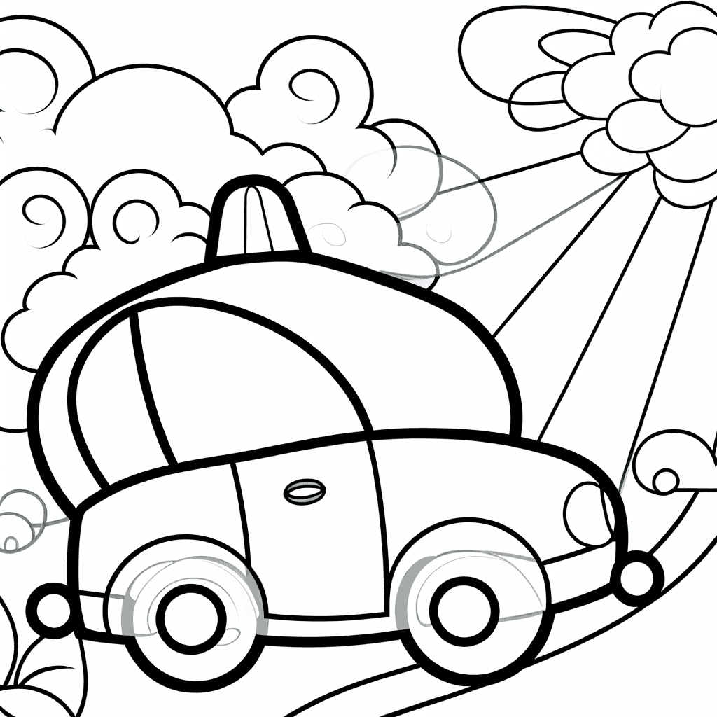 Coche de Policía en la Esquina