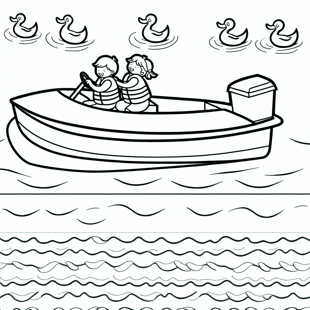 Plezier op het Tretboot