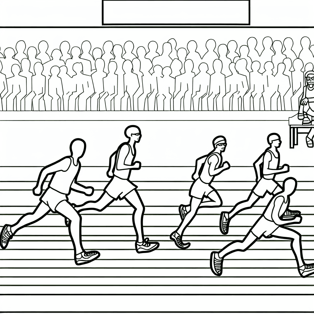 Sportevenement om in te Kleuren